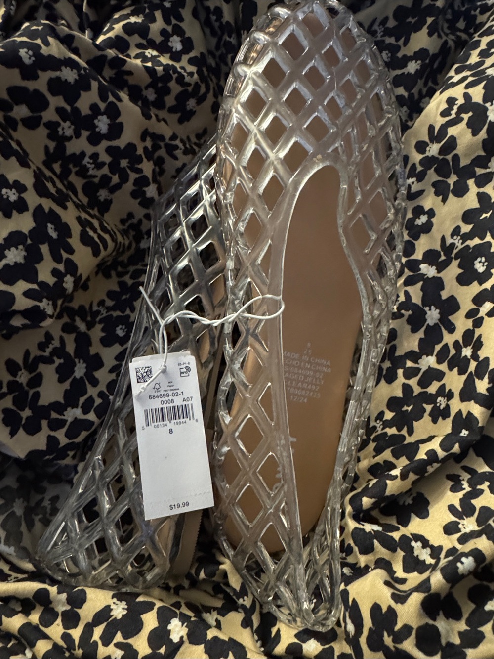 Old Navy Clear Lattice Ballet Flats